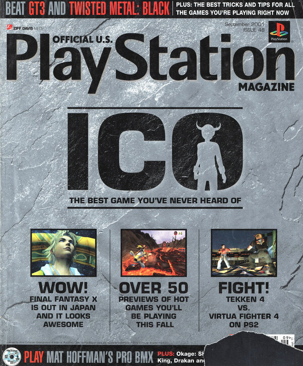 Official U.S. PlayStation Magazine Issue 048 (September 2001) cover